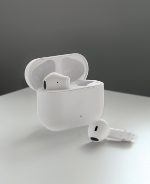 Logotrade promotional items photo of: Tunevo RCS recycled plastic wireless earbuds