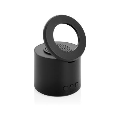 Logo trade promotional product photo of: Magpulse RCS recycled plastic 3W speaker w/magnetic holder