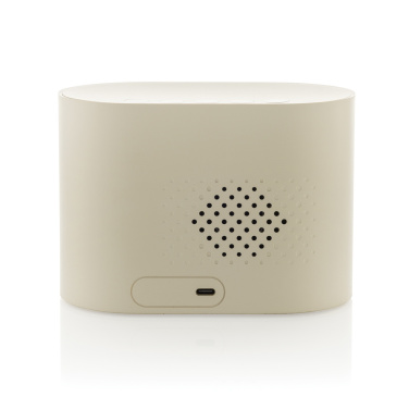 Logotrade promotional merchandise image of: LumaRise RCS reycled plastic white noise alarm clock