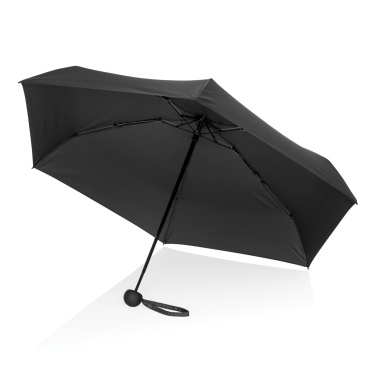 Logo trade promotional giveaways image of: 19.5" Aware™ RPET super mini manual 190T Pongee umbrella