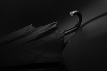 Logo trade advertising products picture of: Swiss Peak Vero Aware™ RPET 25” umbrella w luxe handle