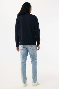 Logo trade corporate gift photo of: IQONIQ Elgon recycled cotton quarter zip sweater