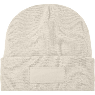 Logo trade corporate gifts image of: Boreas beanie with patch