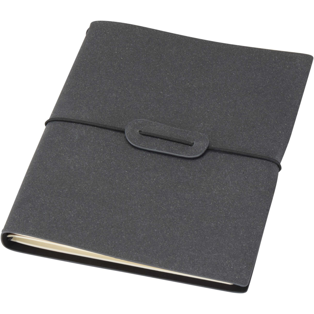 Logo trade promotional merchandise photo of: Slyk A5 refillable notebook with two cahiers