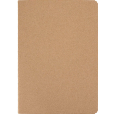 Logotrade promotional merchandise photo of: Slyk A5 kraft cahier notebook with ruled pages