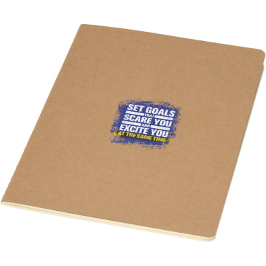 Logotrade advertising product image of: Slyk A5 kraft cahier notebook with ruled pages