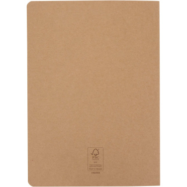 Logo trade promotional products picture of: Slyk A5 kraft cahier notebook with dotted pages
