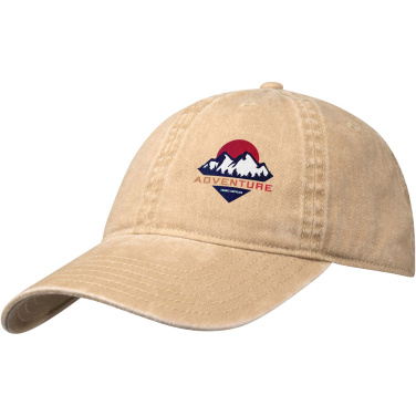 Logo trade promotional giveaways image of: Grafton 6 panel washed cap