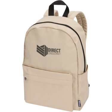 Logotrade promotional item image of: Byron 14" GRS recycled city laptop backpack 16L