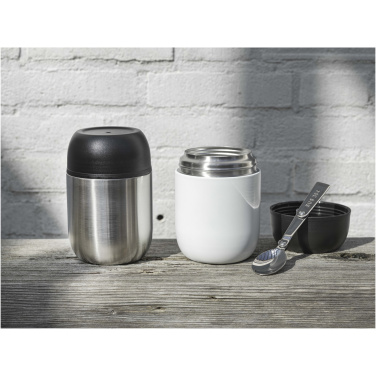 Logo trade promotional gifts image of: Supo 480 ml double-walled recycled stainless steel lunch pot