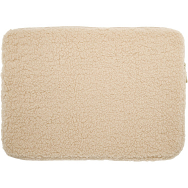 Logotrade advertising product image of: Bear 13" GRS recycled sherpa laptop sleeve 2L