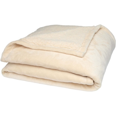 Logotrade promotional product picture of: Ashen GRS recycled sherpa blanket