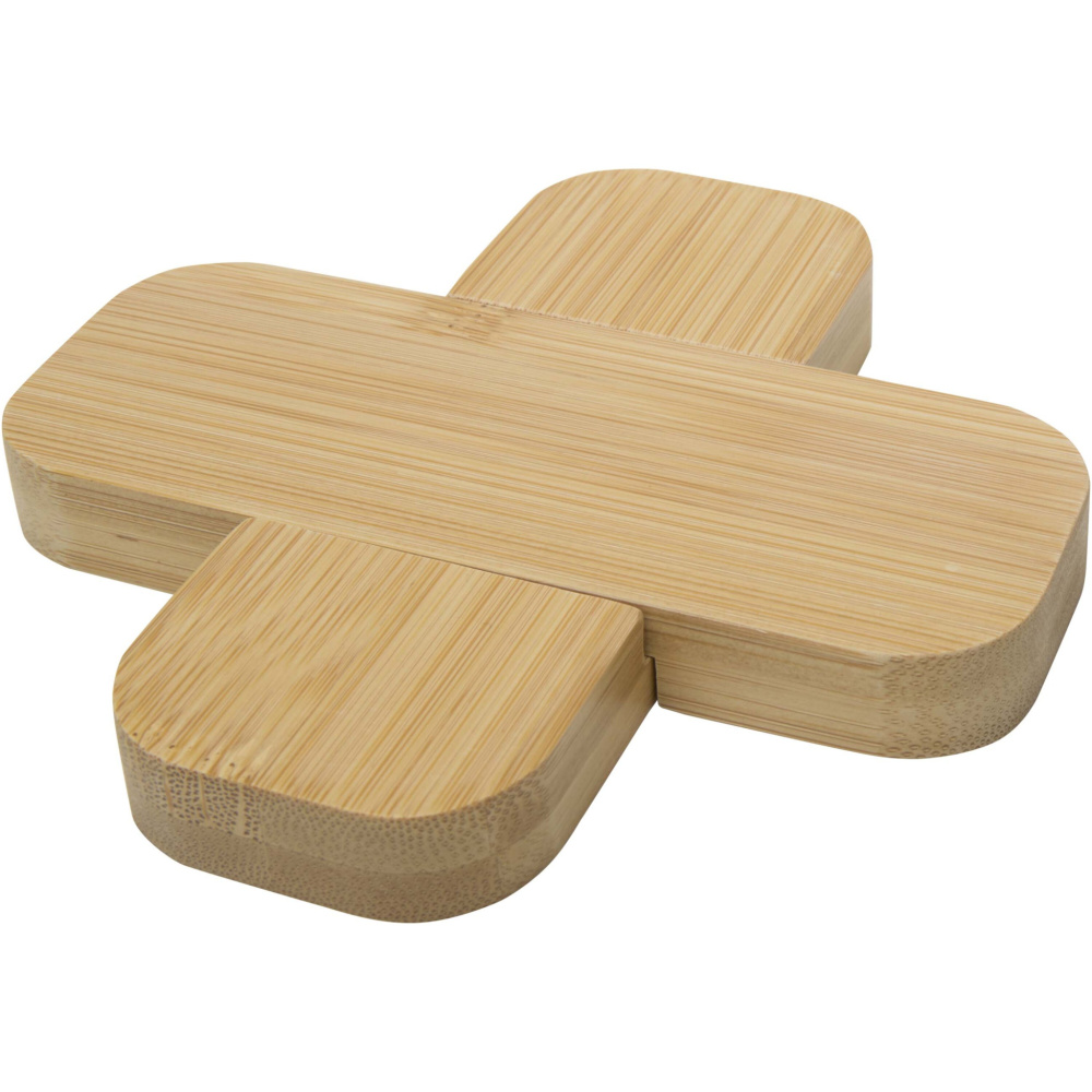 Logotrade corporate gifts photo of: Croc bamboo trivet - small