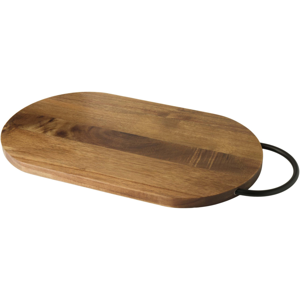 Logo trade promotional merchandise photo of: Julienne acacia wood chopping board with handle