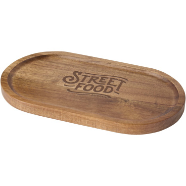 Logo trade promotional gift photo of: Edge acacia wood serving tray