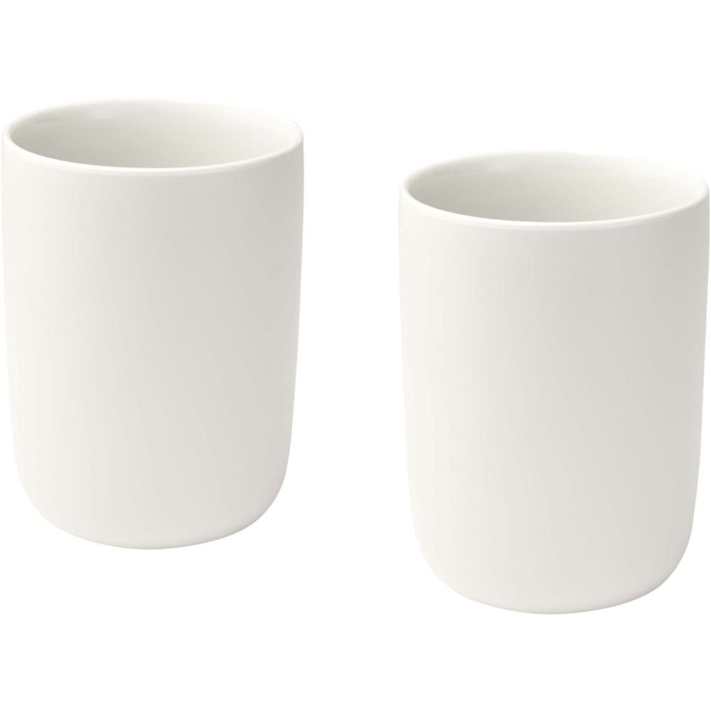 Logo trade promotional items picture of: Male 350 ml ceramic cups - set of 2
