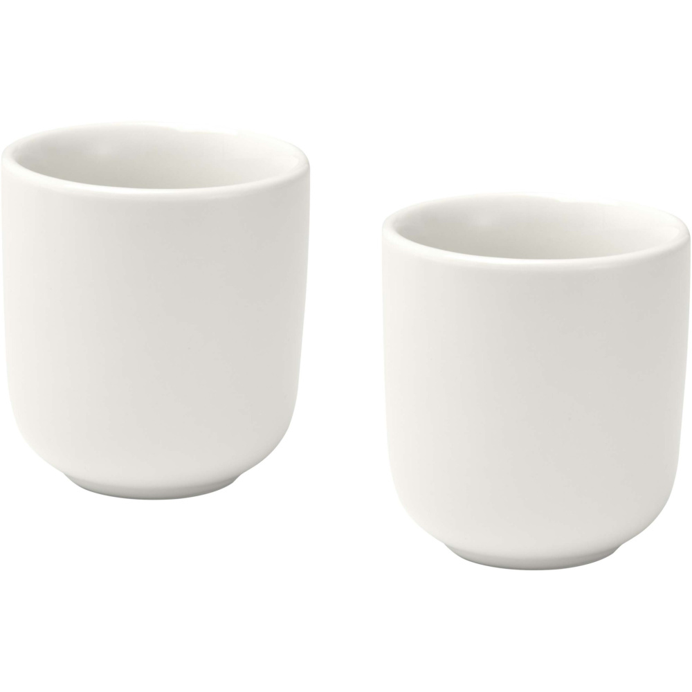 Logotrade business gift image of: Male 90 ml ceramic espresso cups - set of 2
