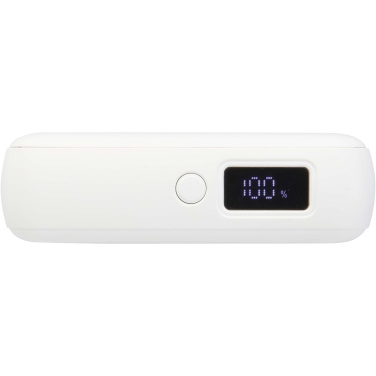 Logotrade promotional products photo of: Acrux 10.000 mAh 35W tablet power bank with built in Type-C cable - made from recycled plastic