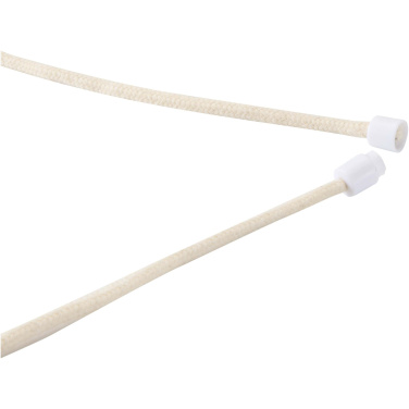 Logotrade promotional giveaways photo of: Adhab smartphone lanyard with bamboo details