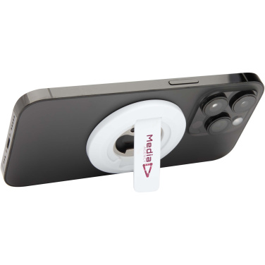 Logo trade promotional products image of: Ain recycled plastic magnetic phone stand with bottle opener
