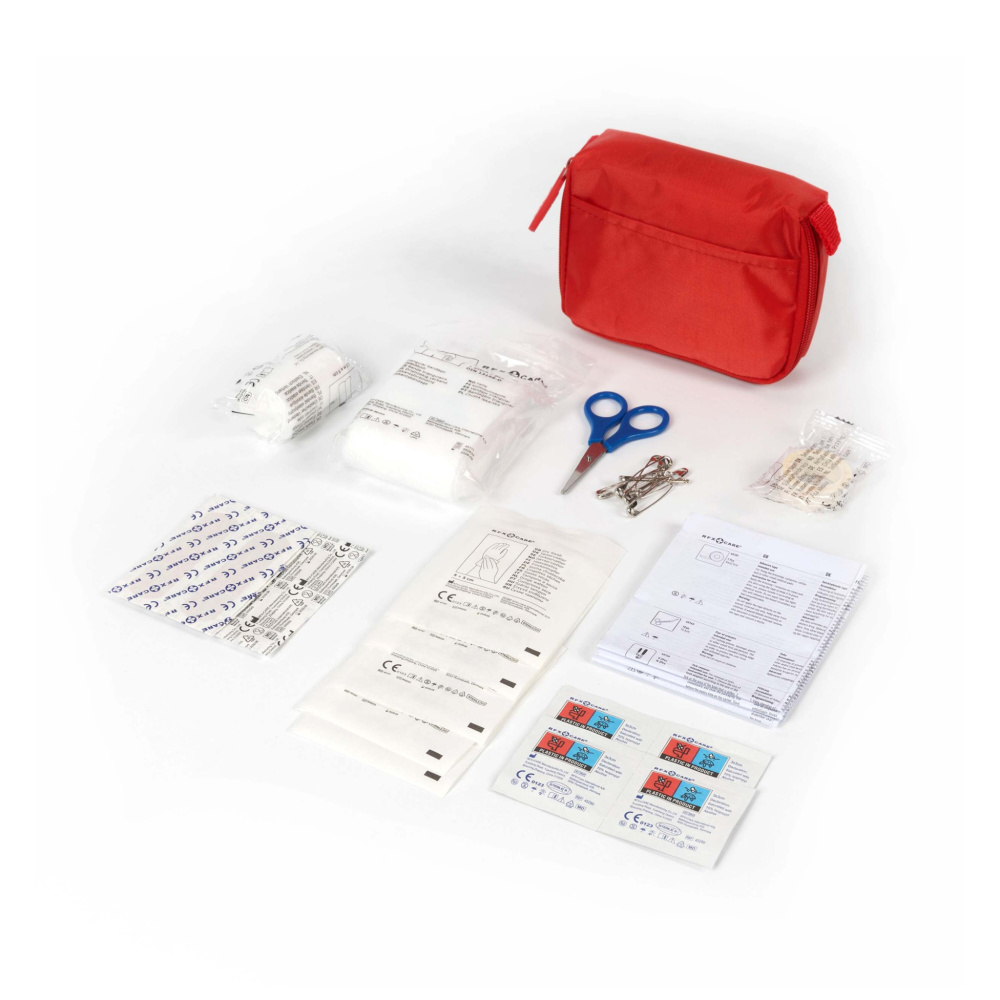 Logo trade promotional giveaway photo of: Basic 31-piece First Aid kit