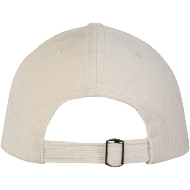 Logotrade promotional products photo of: Hutton 6 panel recycled corduroy cap