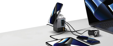 Logotrade corporate gift picture of: Urban Vitamin Sacramento 105W GAN charger+retractable cables