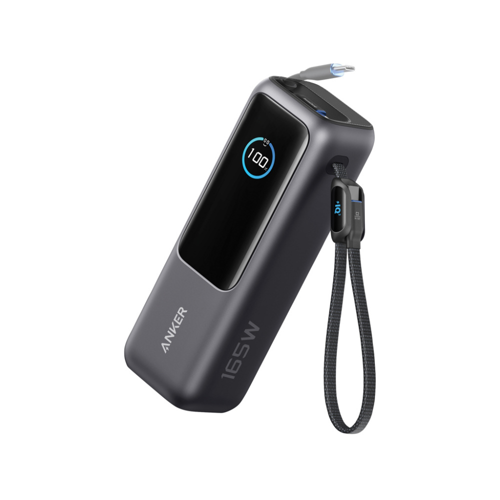 Logotrade business gifts photo of: Anker Power Bank 25.000 mah 165W, Built-in retractable cable