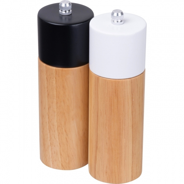 Logo trade promotional gifts image of: Salt & pepper mill set DAKAR