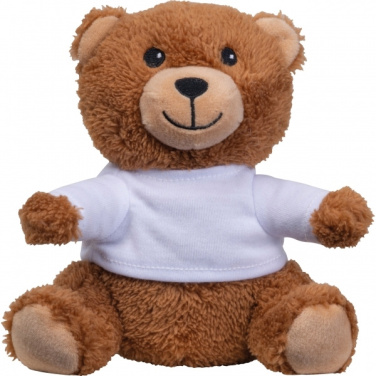Logo trade promotional giveaway photo of: Plush teddy bear HELSINKI