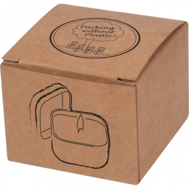 Logotrade promotional gift picture of: Candle in tin PRAGUE