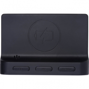 Logotrade corporate gift image of: Alarm Clock and Wireless Charger ADELAIDE