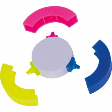 Logo trade promotional items picture of: 3-in-1 Highlighter ANDORRA