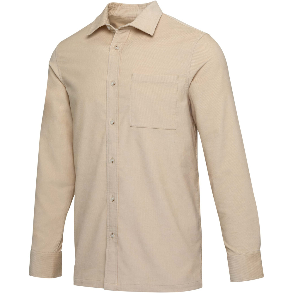 Logo trade promotional giveaways image of: Alum corduroy unisex shirt