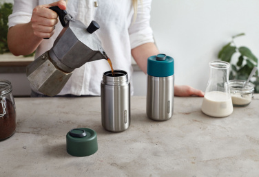 Logo trade promotional products image of: Black+Blum Insulated Leakproof Travel Cup Stainless Steel