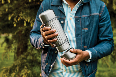 Logo trade promotional items image of: Black+Blum Explorer Flask Duo 1L