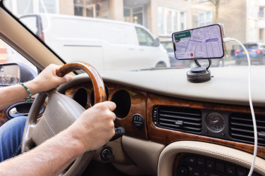 Logotrade promotional product picture of: Terra 360 RCS recycled plastic universal phone holder