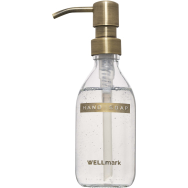 Logo trade promotional giveaways picture of: Wellmark Discovery 250 ml hand soap dispenser and 150 g scented candle set