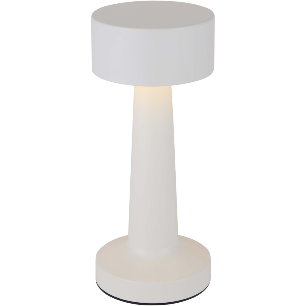 Logo trade promotional merchandise photo of: Aludra rechargeable dimmable table lamp with 3 light modes