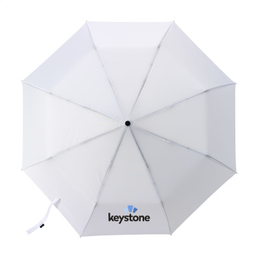 Logotrade corporate gift image of: Michigan foldable RCS RPET umbrella 21 inch