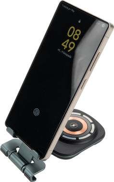 Logotrade promotional products photo of: Phone holder with wireless charger