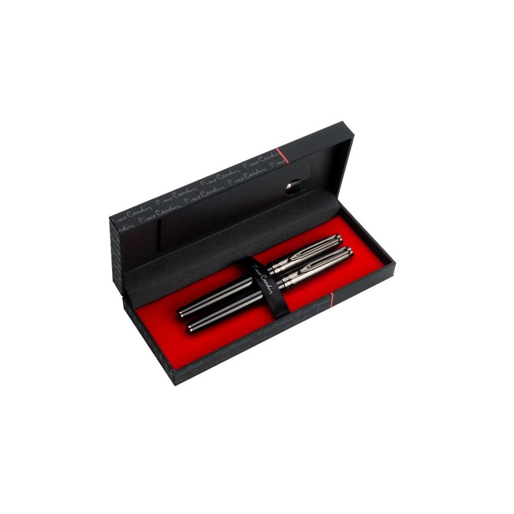Logo trade promotional gifts image of: Writing set rollerball pen and fountain pen ODETTE Pierre Cardin