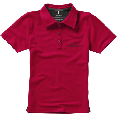 Logo trade business gift photo of: Markham short sleeve women's stretch polo