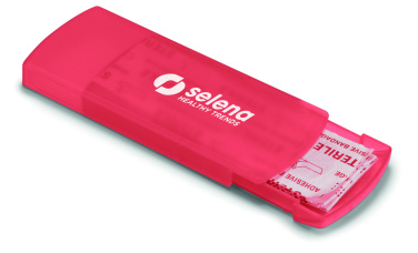 Logo trade promotional items picture of: Container with plasters