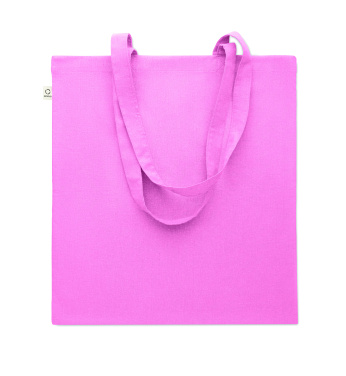 Logo trade promotional merchandise image of: Recycled cotton shopping bag