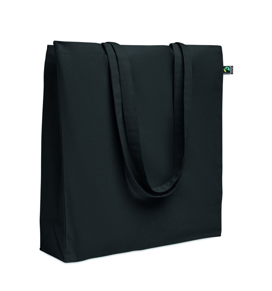 Logo trade promotional giveaways image of: Shopping bag Fairtrade 180 gr