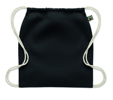 Logotrade promotional giveaway picture of: Drawstring bag Fairtrade 180gr