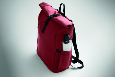 Logotrade promotional merchandise photo of: Rolltop laptop rucksack 600D