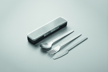 Logo trade promotional products picture of: Stainless steel cutlery set