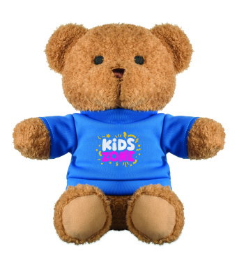 Logotrade corporate gift image of: Teddy bear with t-shirt 23 cm